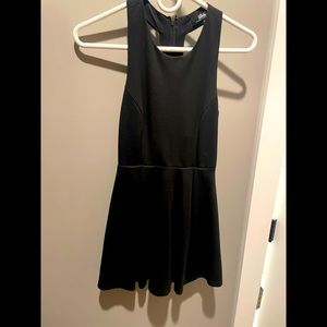 Black mini dress